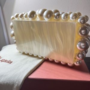 Cult Gaia Pearl Clutch